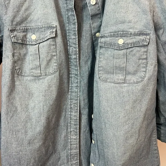 J. Crew Light Blue Casual Button Down Shirt - Picture 3 of 4